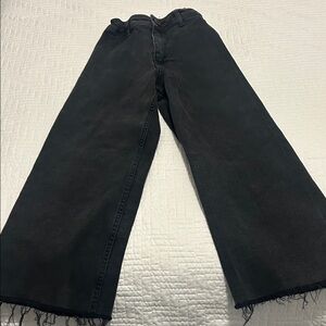 zara girls wide leg jeans